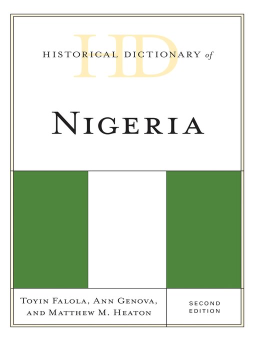Title details for Historical Dictionary of Nigeria by Toyin Falola - Available